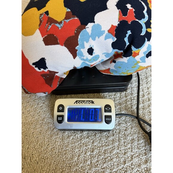 Free People Size S Wild Nights Duster Open Front Floral Print Leopard Trim Boho - Picture 12 of 13